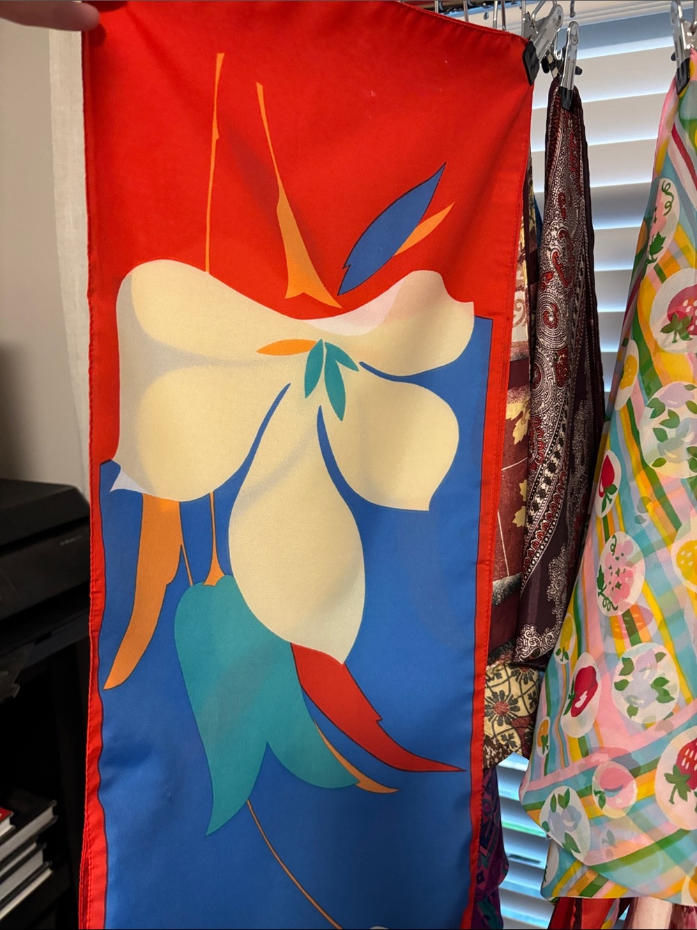 Vintage scarf bundles many sizes and colors - Picture 3 of 15